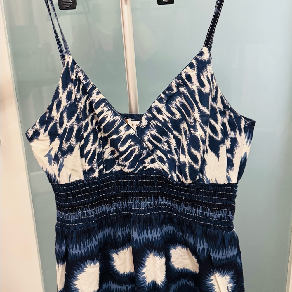 💙 Monroe & Main Blue Printed Summer Dress 💙